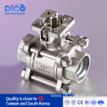 Water Treatment Sock Welded ISO5211 3PC Ball valve